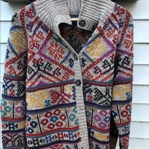 EUC cardigan by Peruvian Connection. Size XL